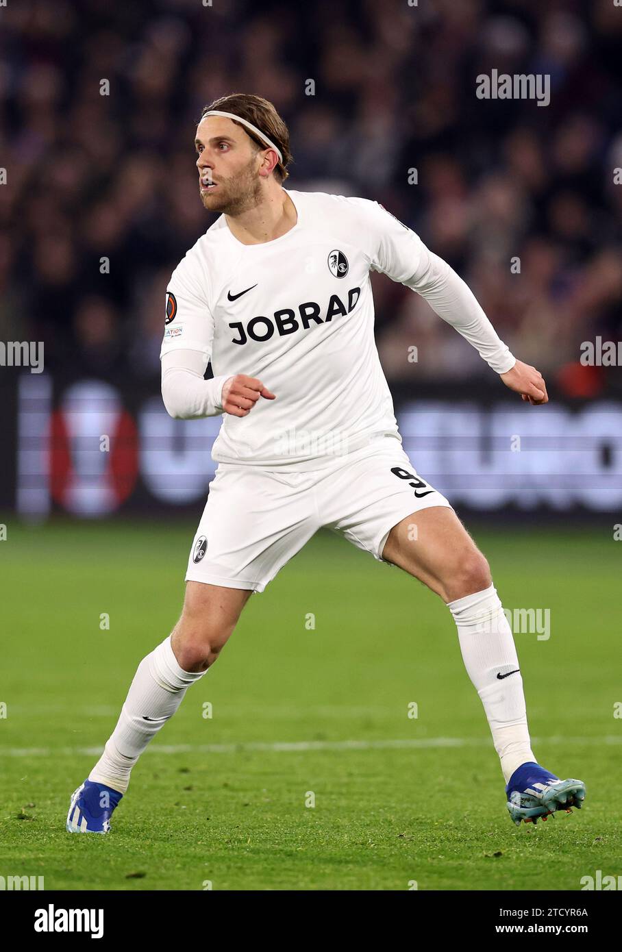 London, England, 14. Dezember 2023. Lucas Holer vom SC Freiburg während des Spiels der UEFA Europa League im Londoner Stadion. Der Bildnachweis sollte lauten: David Klein / Sportimage Stockfoto