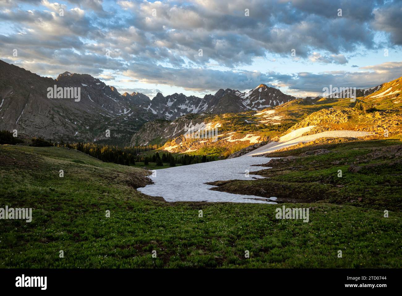 Dramatische Landschaft in der Eagles Nest Wilderness, Colorado Stockfoto