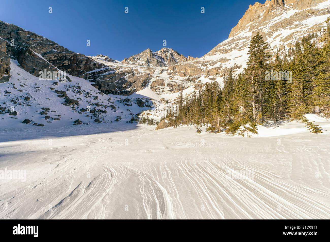 Rocky Mountain Nationalpark im Winter, Colorado Stockfoto