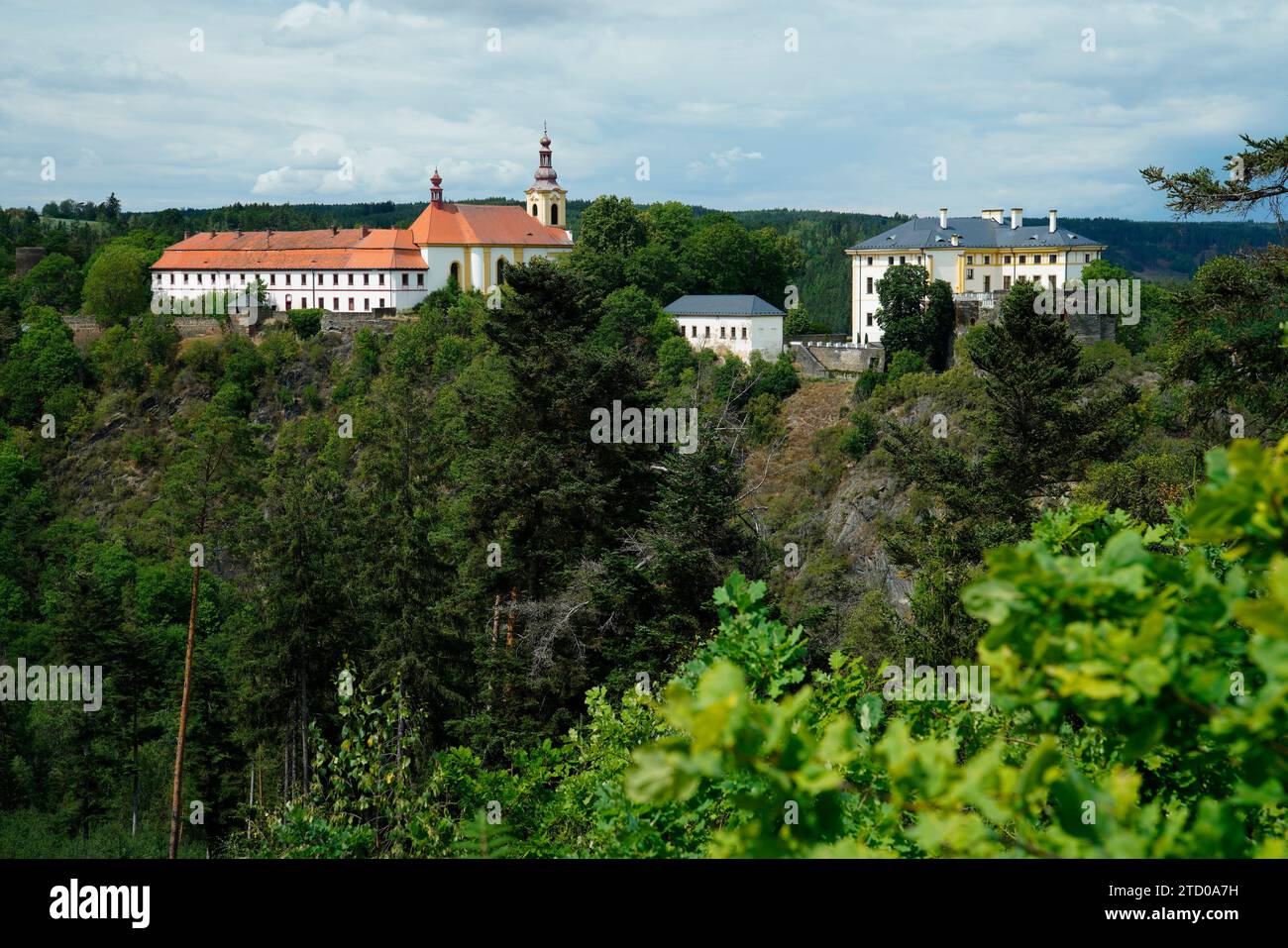 Burg, Schloss, Rabstejn nad Strelou, Manetin, Region Pilsen, Tschechien Stockfoto