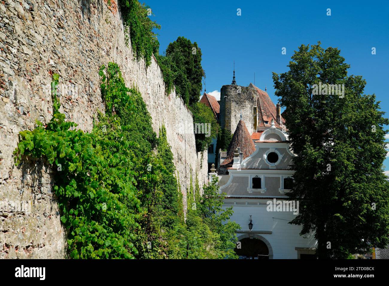 Raabs an der Thaya, Niederösterreich, Austrialandscape Stockfoto