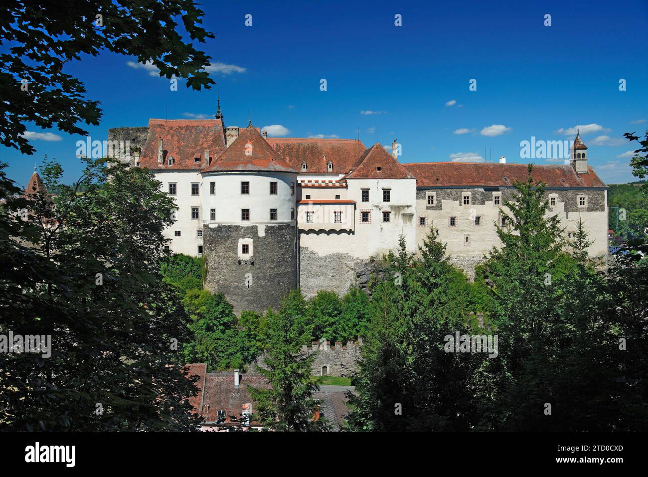 Raabs an der Thaya, Niederösterreich, Austrialandscape Stockfoto
