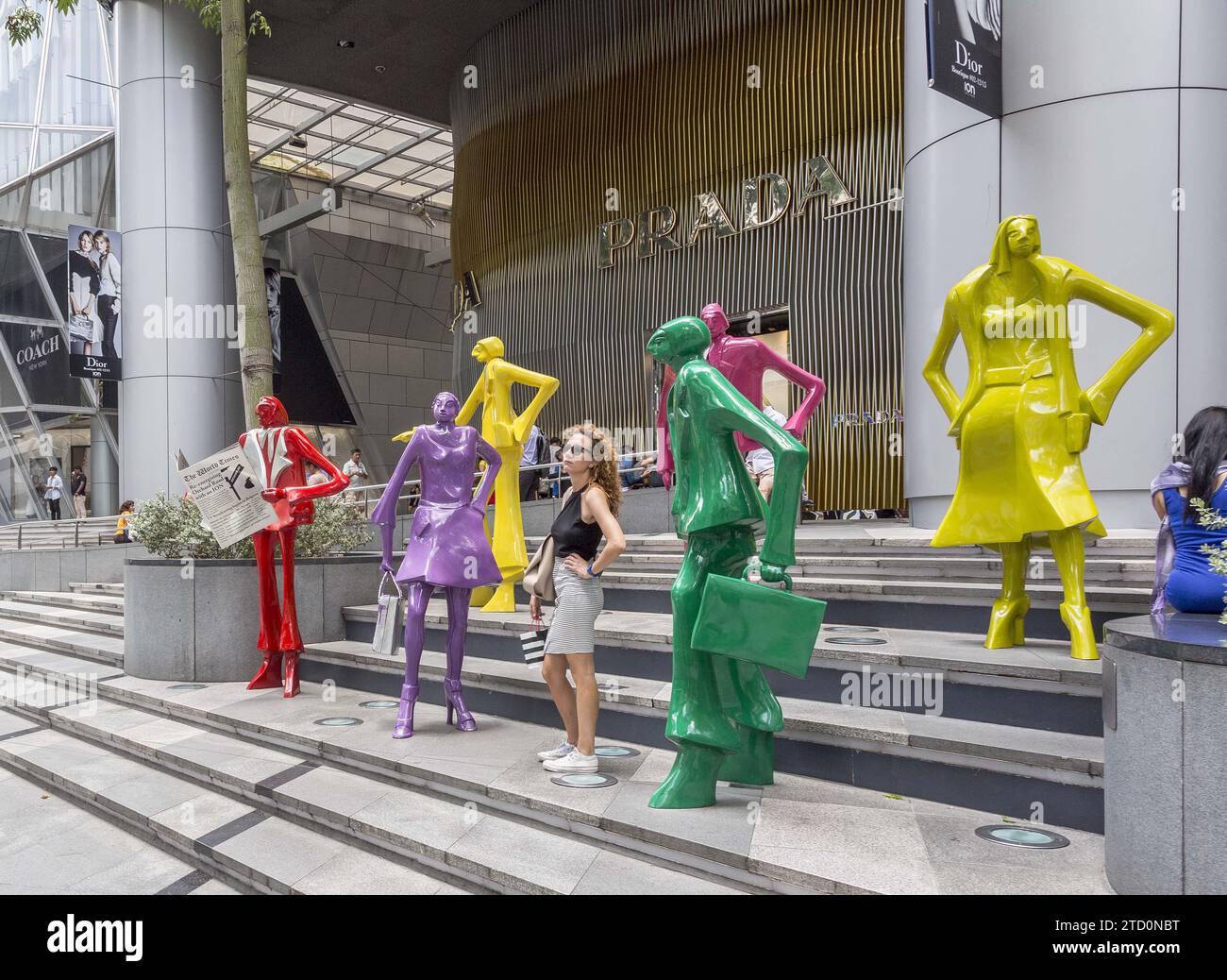 Orchard Road in Singapur Stockfoto