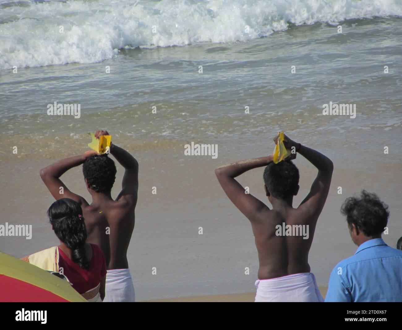Die verschiedenen Formen des indischen Kastensystems in der Gesellschaft das indische Kastensystem in unterschiedlichen Formen Stockfoto
