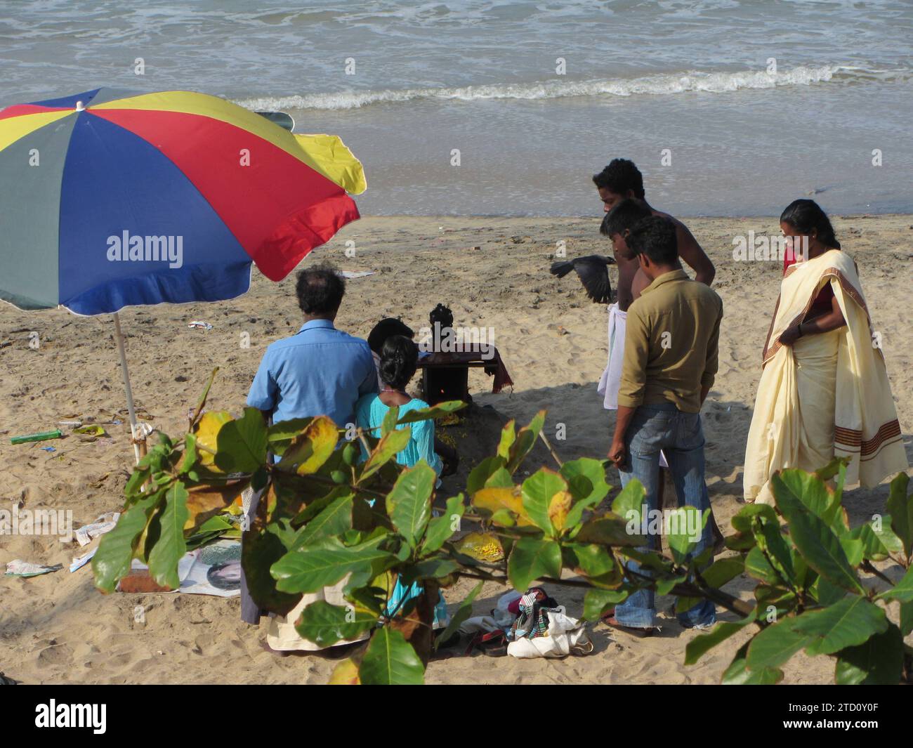 Die verschiedenen Formen des indischen Kastensystems in der Gesellschaft das indische Kastensystem in unterschiedlichen Formen Stockfoto