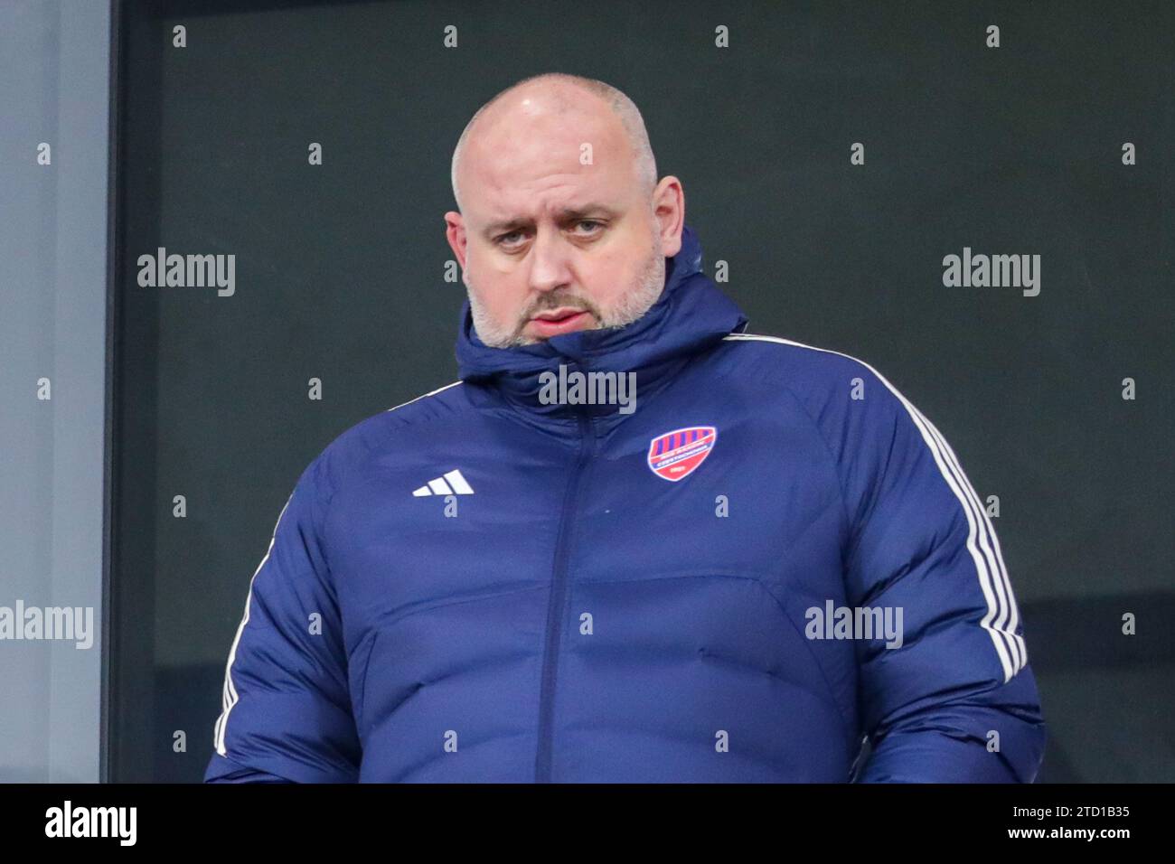 Wojciech Cygan aus Rakow Czestochowa wurde während des Fußballspiels