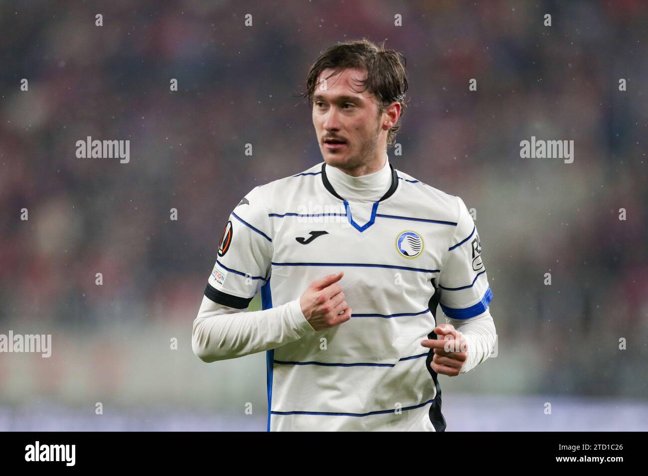 Aleksei Miranchuk aus Atalanta wurde während des Fußballspiels der UEFA Europa League 2023/2024 zwischen Rakow Czestochowa und Atalanta im ArcelorMittal Park gesehen. Endpunktzahl: Rakow Czestochowa 0:4 Atalanta. (Foto: Grzegorz Wajda / SOPA Images/SIPA USA) Stockfoto