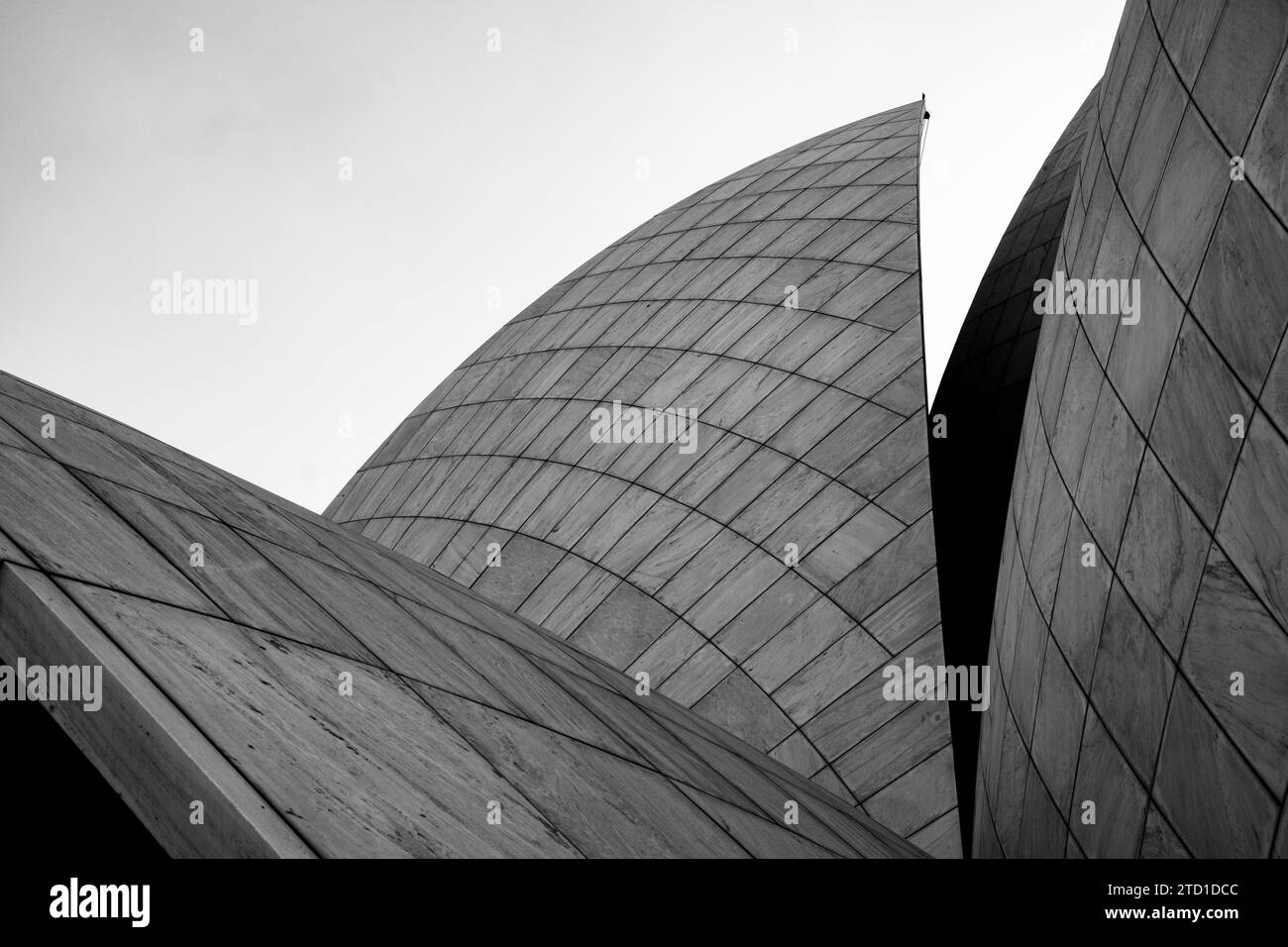 Lotus-Tempel in Neu-Delhi Stockfoto