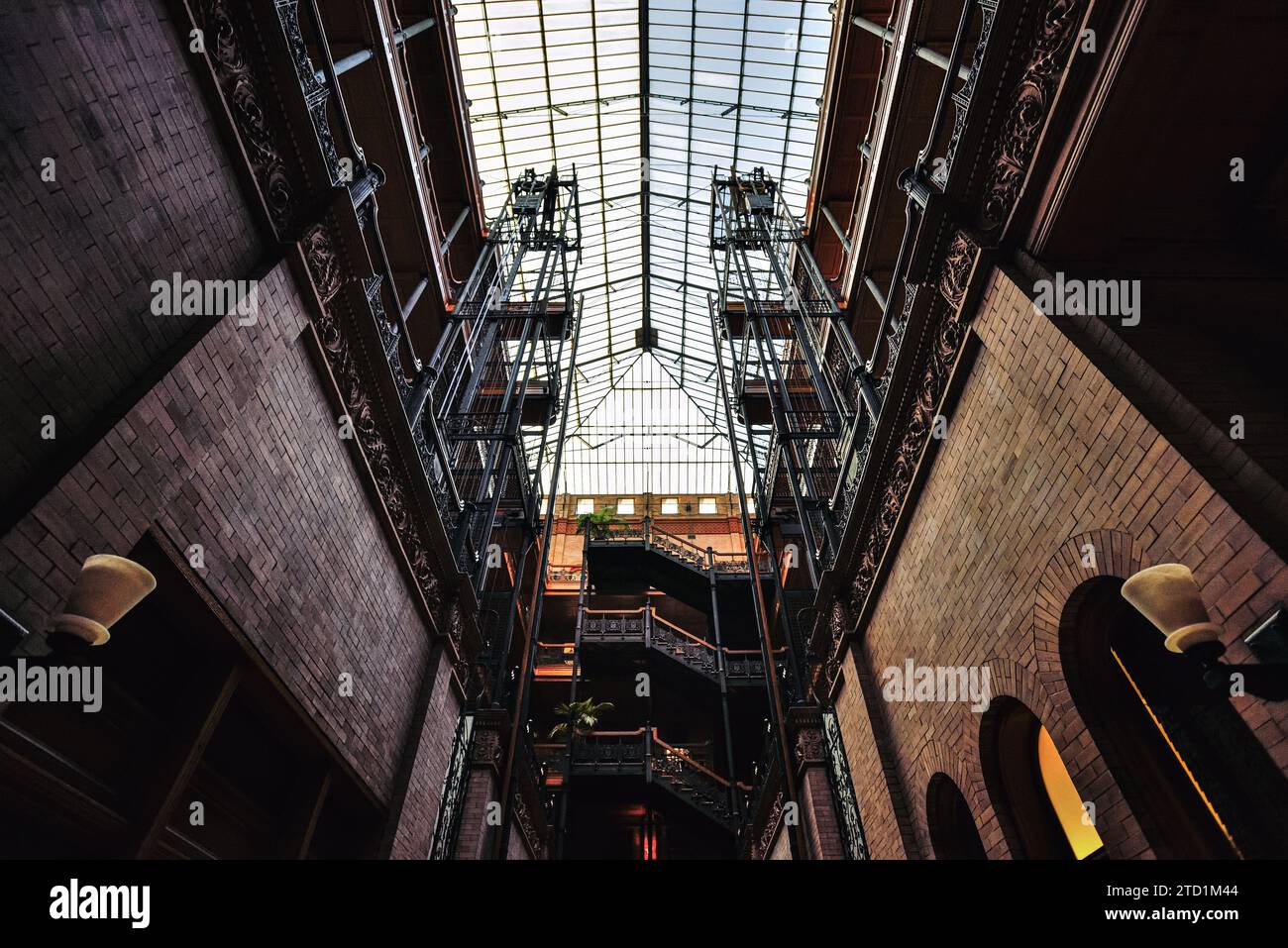 Im Bradbury Building – Los Angeles, Kalifornien Stockfoto