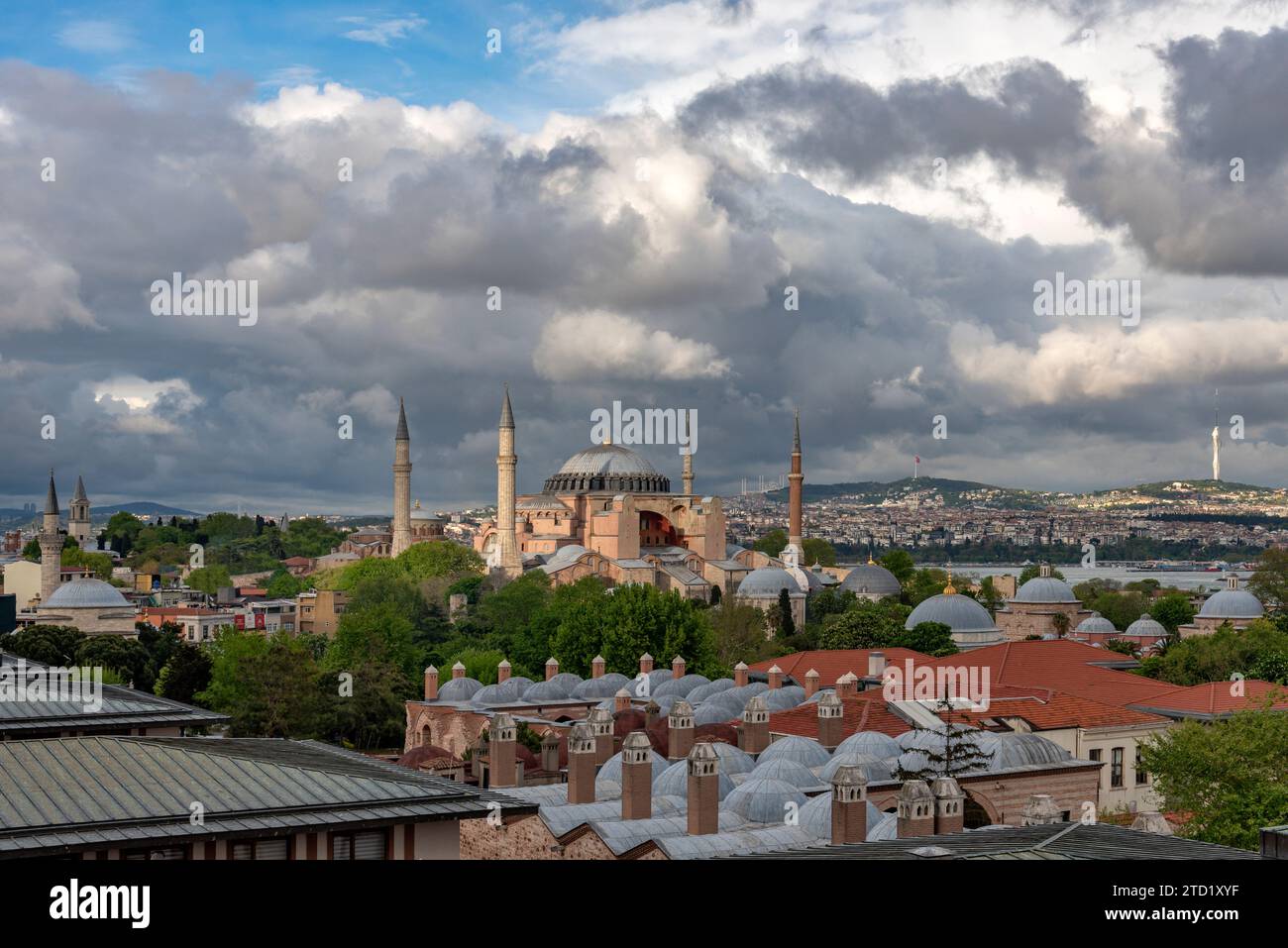 Die Hagia Sophia Grand Moschee (Ayasofya Camii) in Istanbul, Türkei Stockfoto