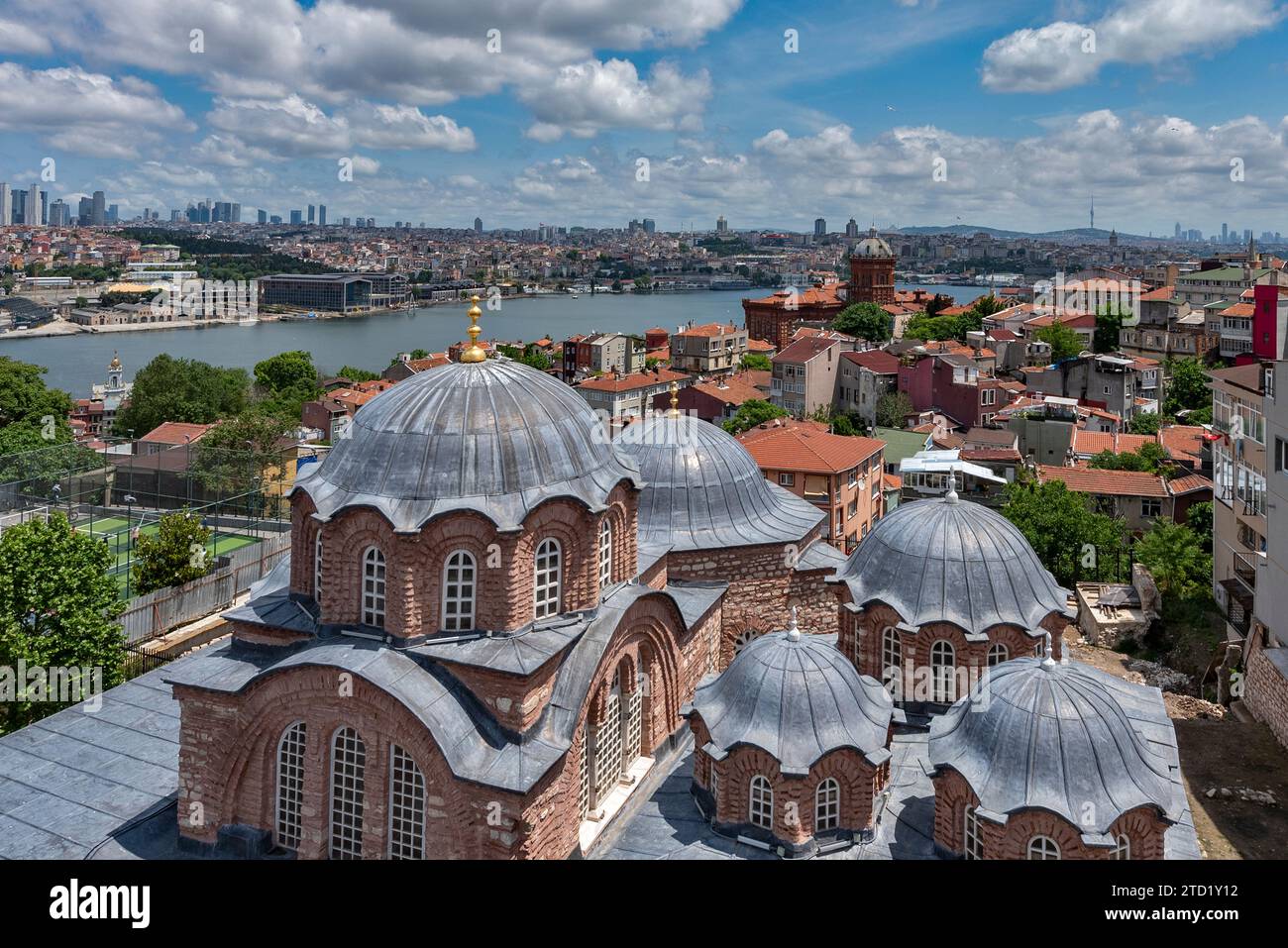 Die Pammakaristos-Kirche oder Fethiye-Moschee mit Blick auf Istanbul in der Türkei Stockfoto