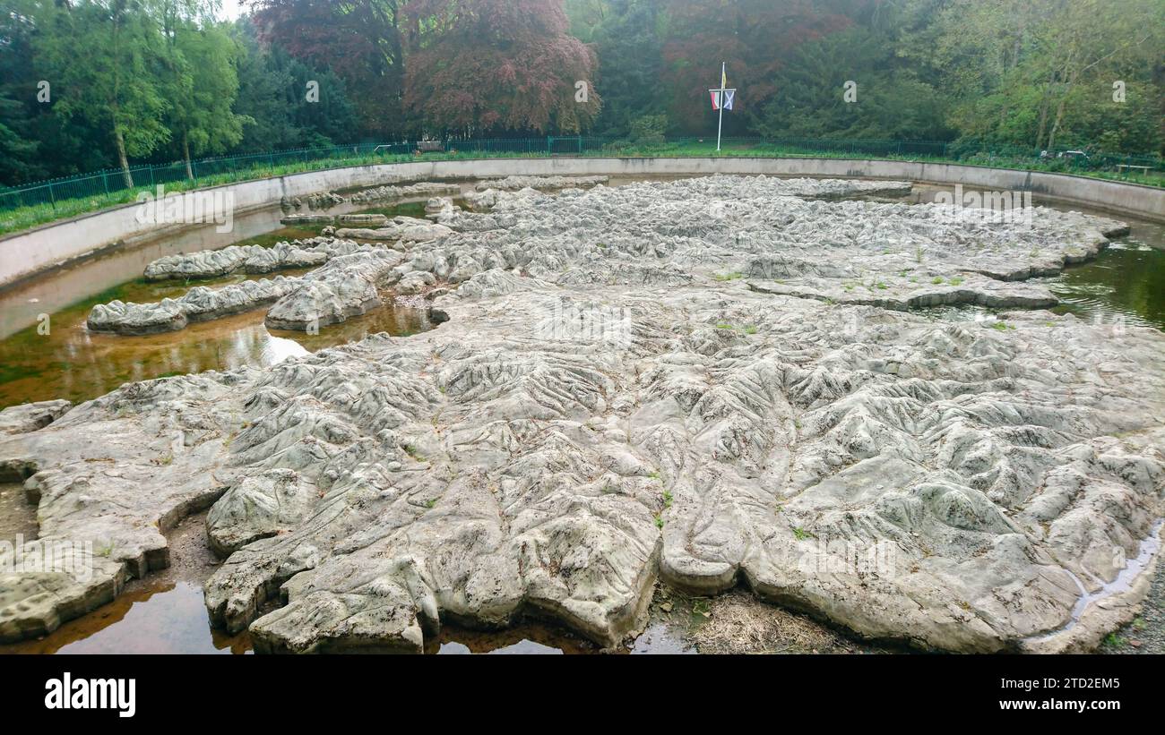 Große polnische Karte von Schottland in Eddleston, Scottish Borders Stockfoto