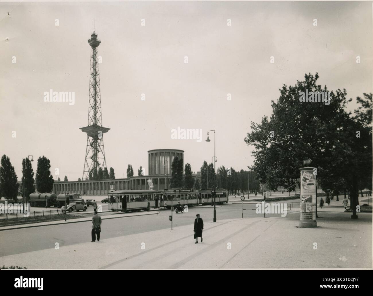 Berlin (Deutschland), 1940 (ca.). Blick auf den Funkturm. Quelle: Album/Archivo ABC Stockfoto