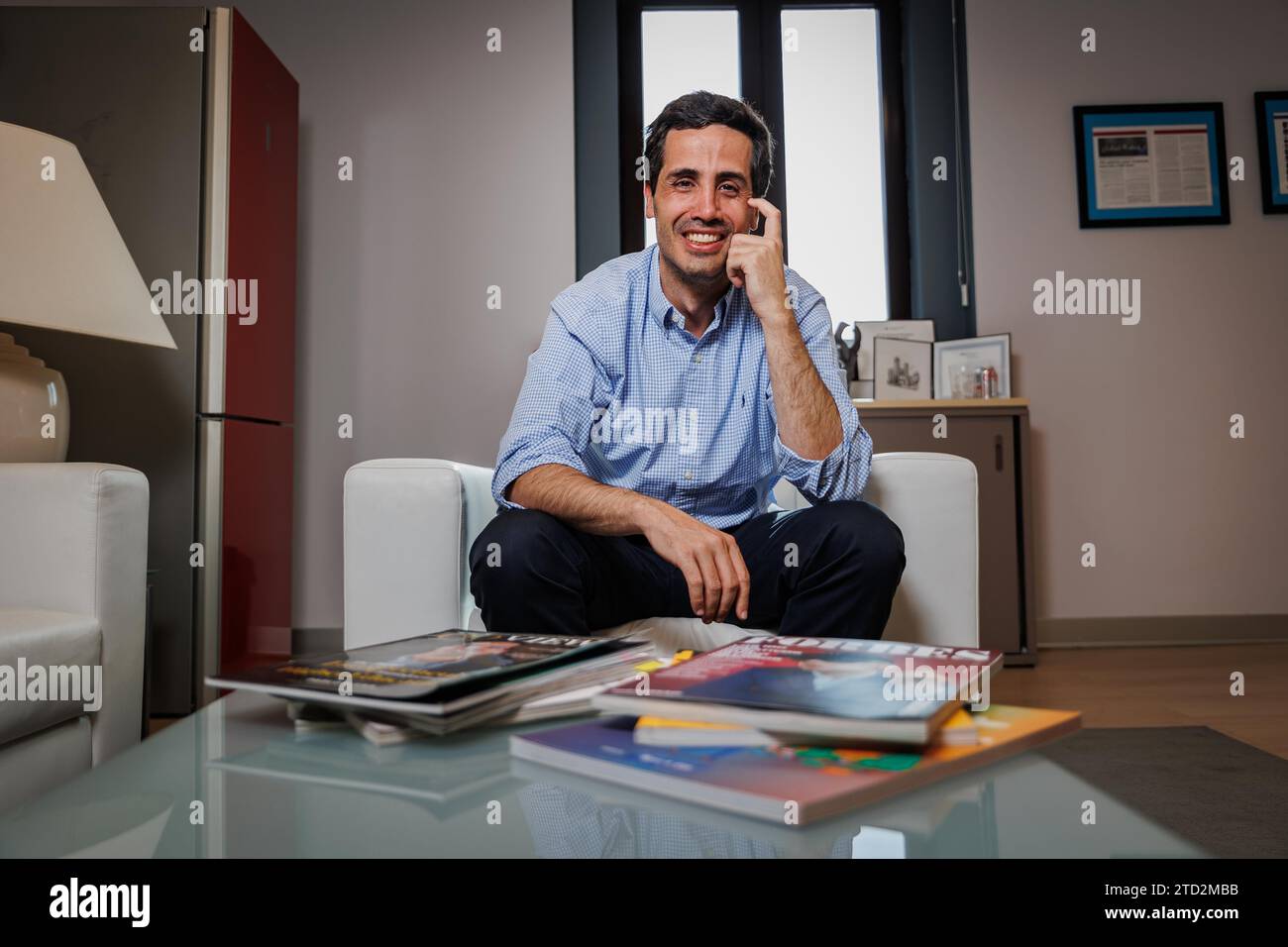 Madrid, 03/30/2023. Pablo Rivas, CEO und Gründer von Global Alumni. Foto: Tania Sieira. Archdc. Quelle: Album / Archivo ABC / Tania Sieira Stockfoto