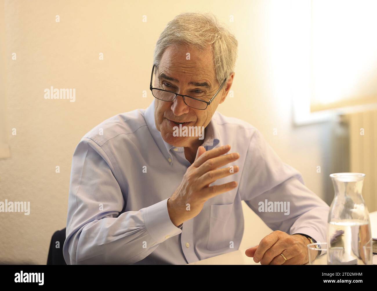 Madrid, 05.11.2023. Interview mit Michael Ignatieff. Foto: Ernesto Agudo. Archdc. Quelle: Album/Archivo ABC/Ernesto Agudo Stockfoto