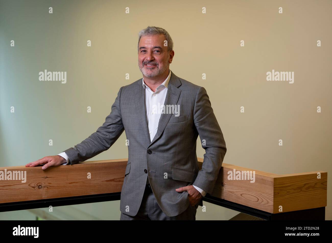 Barcelona, 16.05.2023. Porträts von Jaume Collboni, Kandidat für den Bürgermeister von Barcelona. Foto: Pep Dalmau. ARCHDC. Quelle: Album / Archivo ABC / PEP Dalmau Stockfoto