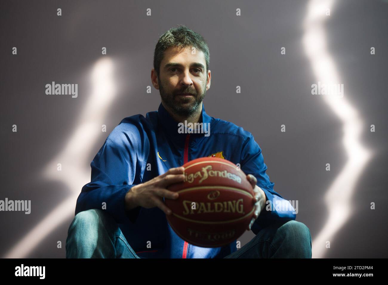 Barcelona, 14.02.2017. Medientag im Fußballverein Barcelona de Baloncesto. Im Bild Juan Carlos Navarro. Foto: Inés Baucells Archdc. Quelle: Album / Archivo ABC / Inés Baucells Stockfoto