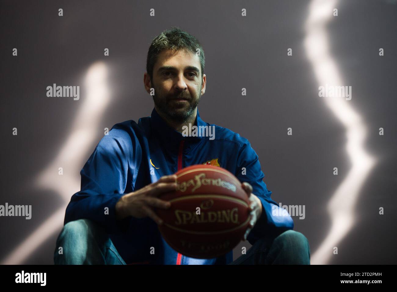 Barcelona, 14.02.2017. Medientag im Fußballverein Barcelona de Baloncesto. Im Bild Juan Carlos Navarro. Foto: Inés Baucells Archdc. Quelle: Album / Archivo ABC / Inés Baucells Stockfoto