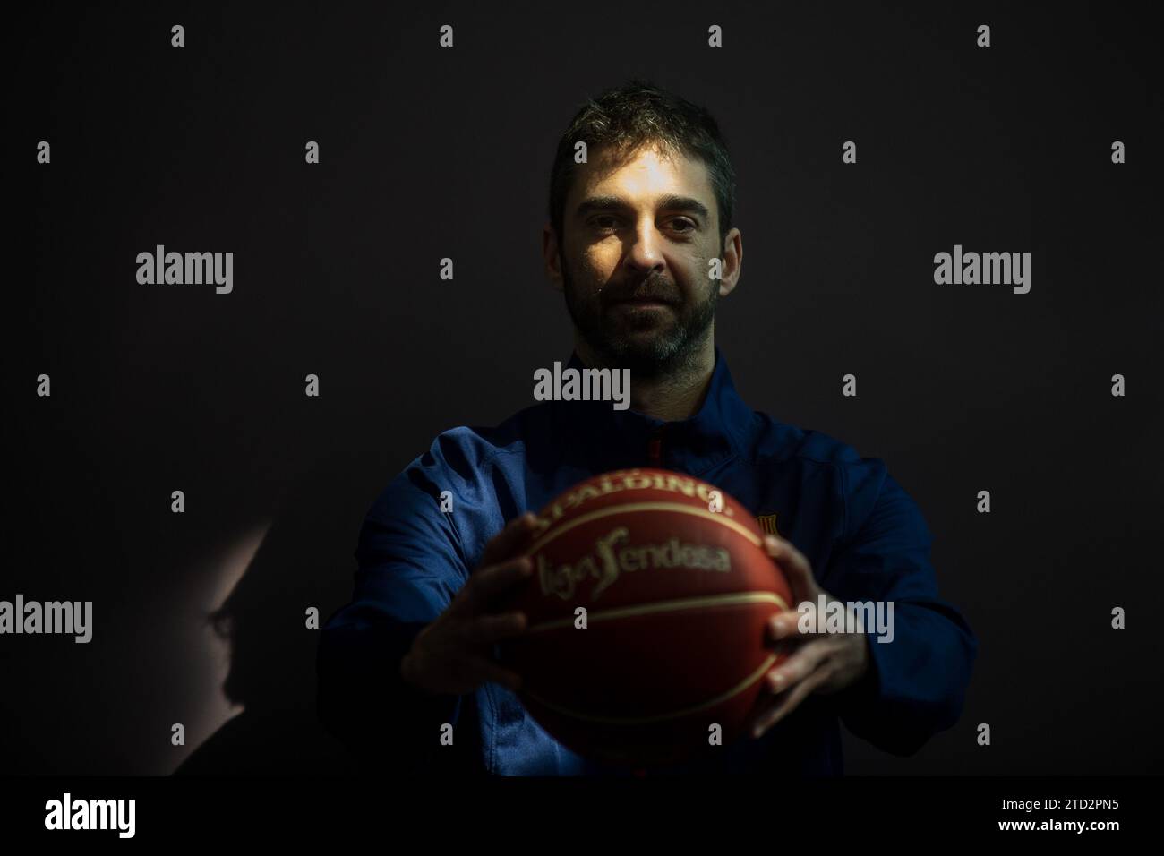 Barcelona, 14.02.2017. Medientag im Fußballverein Barcelona de Baloncesto. Im Bild Juan Carlos Navarro. Foto: Inés Baucells Archdc. Quelle: Album / Archivo ABC / Inés Baucells Stockfoto