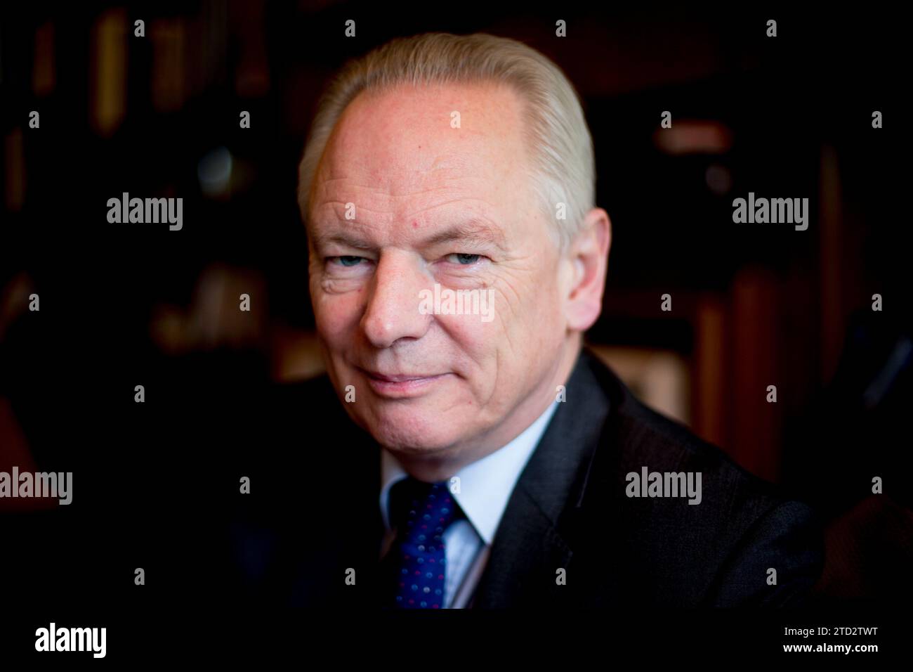 Madrid, 10. Februar 2014. Interview mit Francis Maude, dem britischen Kabinettsminister. Foto: IGNACIO GIL..archdc. Quelle: Album / Archivo ABC / Ignacio Gil Stockfoto