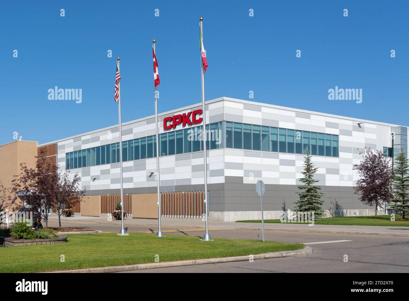 CPKC-Hauptsitz in Calgary, Alberta, Kanada Stockfoto