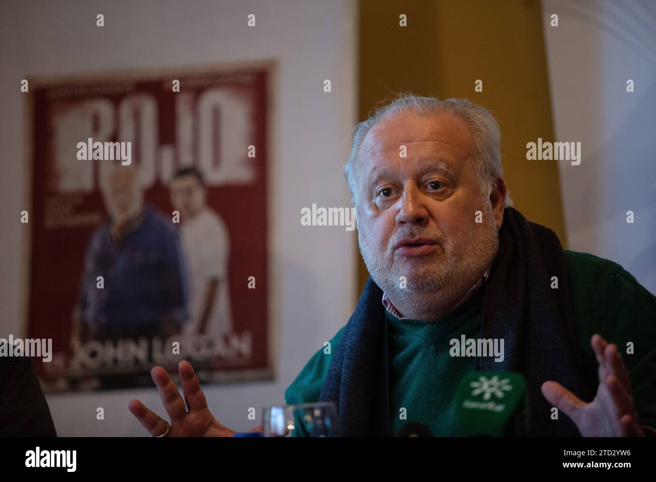 Sevilla, 01/10/2019. Vorstellung des Stücks „Rojo“ mit Juan Echanove und Ricardo Gómez im Lope de Vega Theater. Antonio Muñoz und Juan Victor Rodríguez Yagüe nehmen Teil. Foto: Vanessa Gómez. Archsev. Quelle: Album / Archivo ABC / Vanessa Gómez Stockfoto