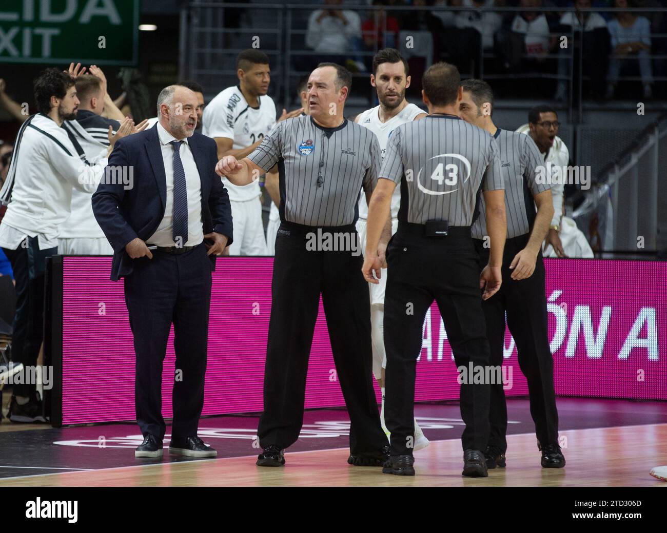 Madrid, 17.02.2019. Basketballfinale des King's Cup zwischen Real Madrid und Barcelona. Foto: Ignacio Gil. Archdc. Quelle: Album / Archivo ABC / Ignacio Gil Stockfoto