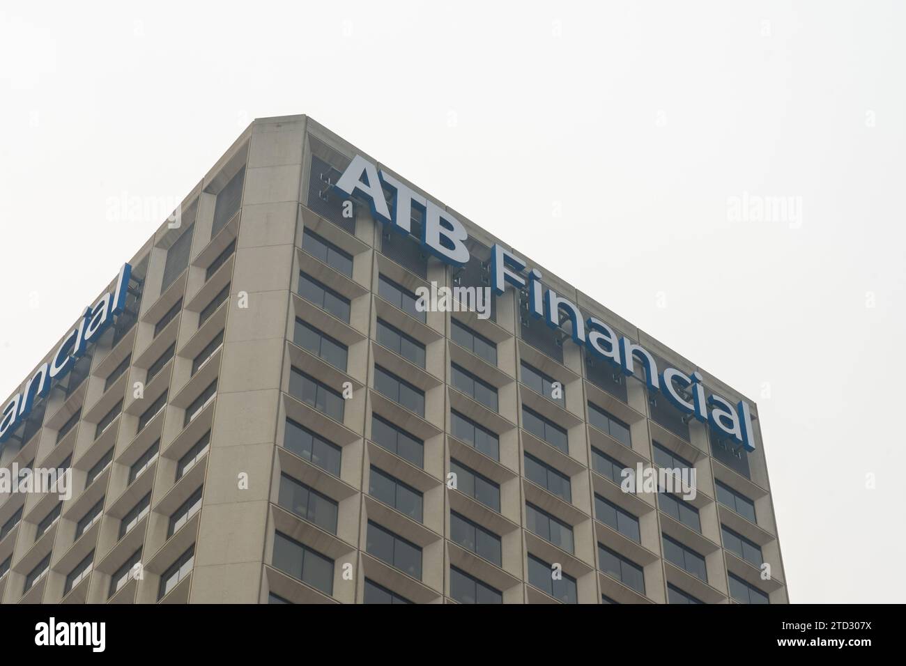 ATB Financial Office bei ATB Place in Edmonton, Alberta, Kanada Stockfoto