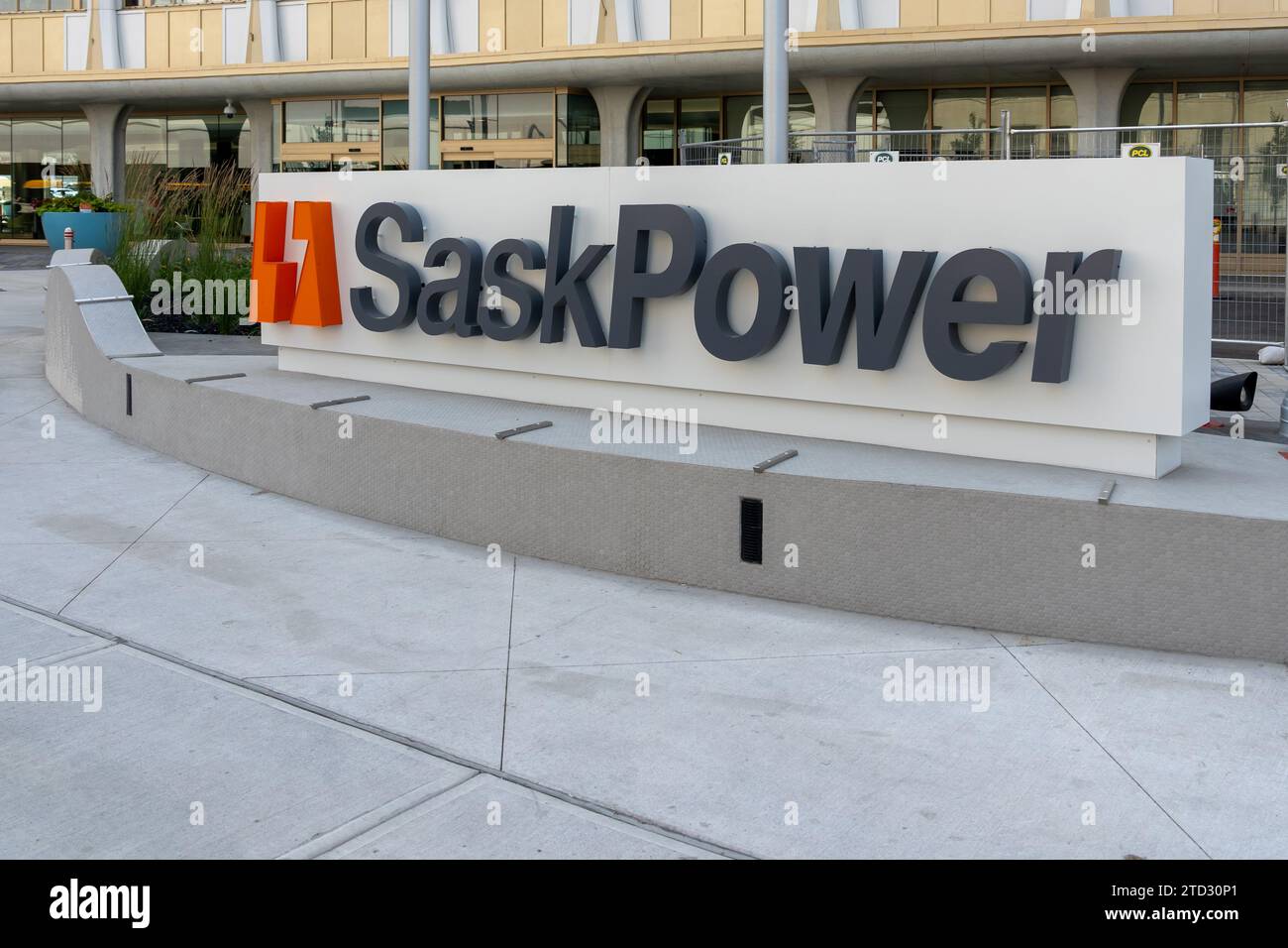 Hauptsitz von SaskPower in Regina, Saskatchewan, Kanada Stockfoto