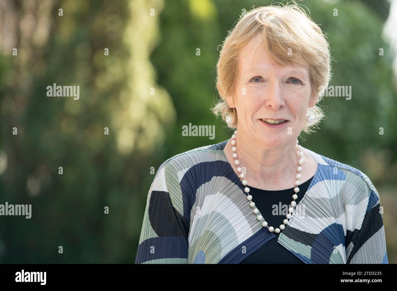 Madrid, 03.11.2019. Interview mit der Oxford-Professorin und Expertin für Geschichte und internationale Beziehungen, Margaret McMillan. Foto: De San Bernardo. ARCHDC. Quelle: Album / Archivo ABC / Eduardo San Bernardo Stockfoto