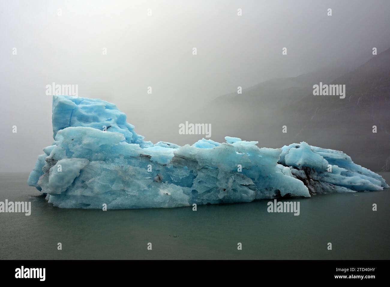 Eisberg vom Columbia Glacier, Prince William Sound, Alaska Stockfoto