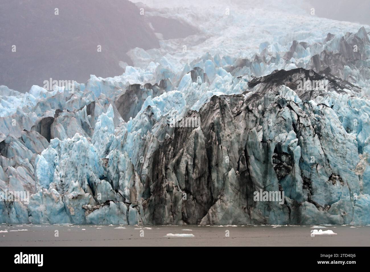 Glacier Tongue, Columbia Glacier, Prince William Sound, Alaska Stockfoto
