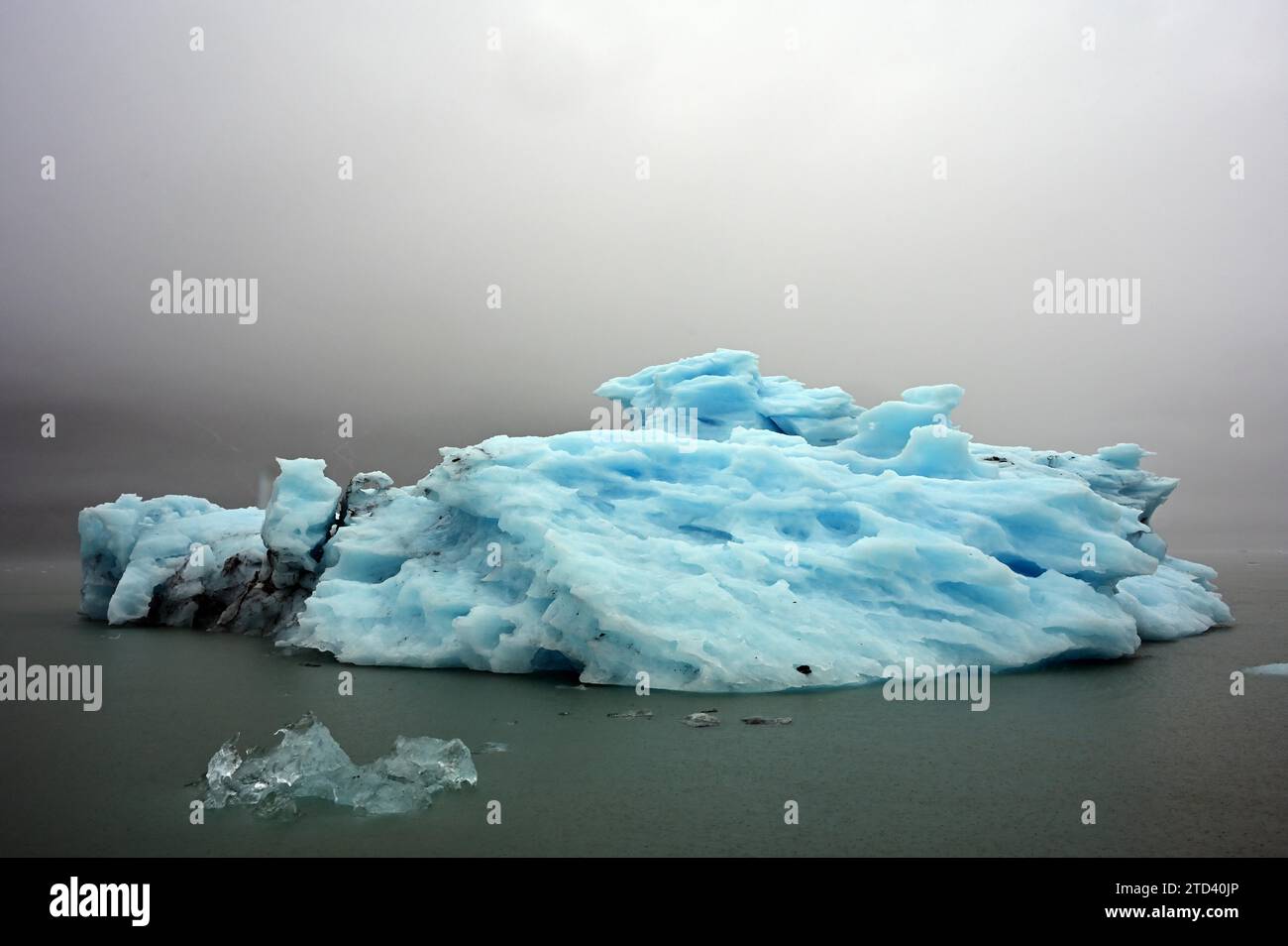 Eisberg vom Columbia Glacier, Prince William Sound, Alaska Stockfoto