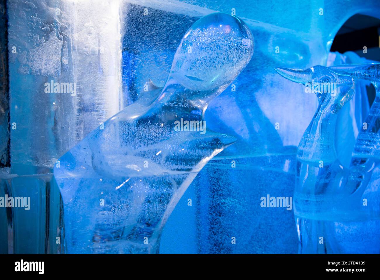 Magic Ice Bar, Oslo, Norwegen Stockfoto