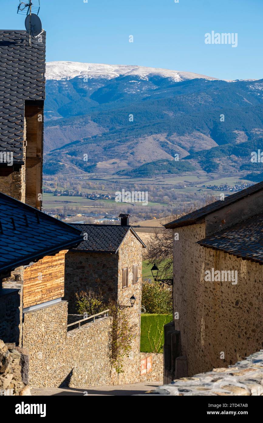 Guils de Cerdanya Stadt in der Region Cerdanya in den Pyrenäen in der Provinz Gerona in Katalonien in Spanien Stockfoto