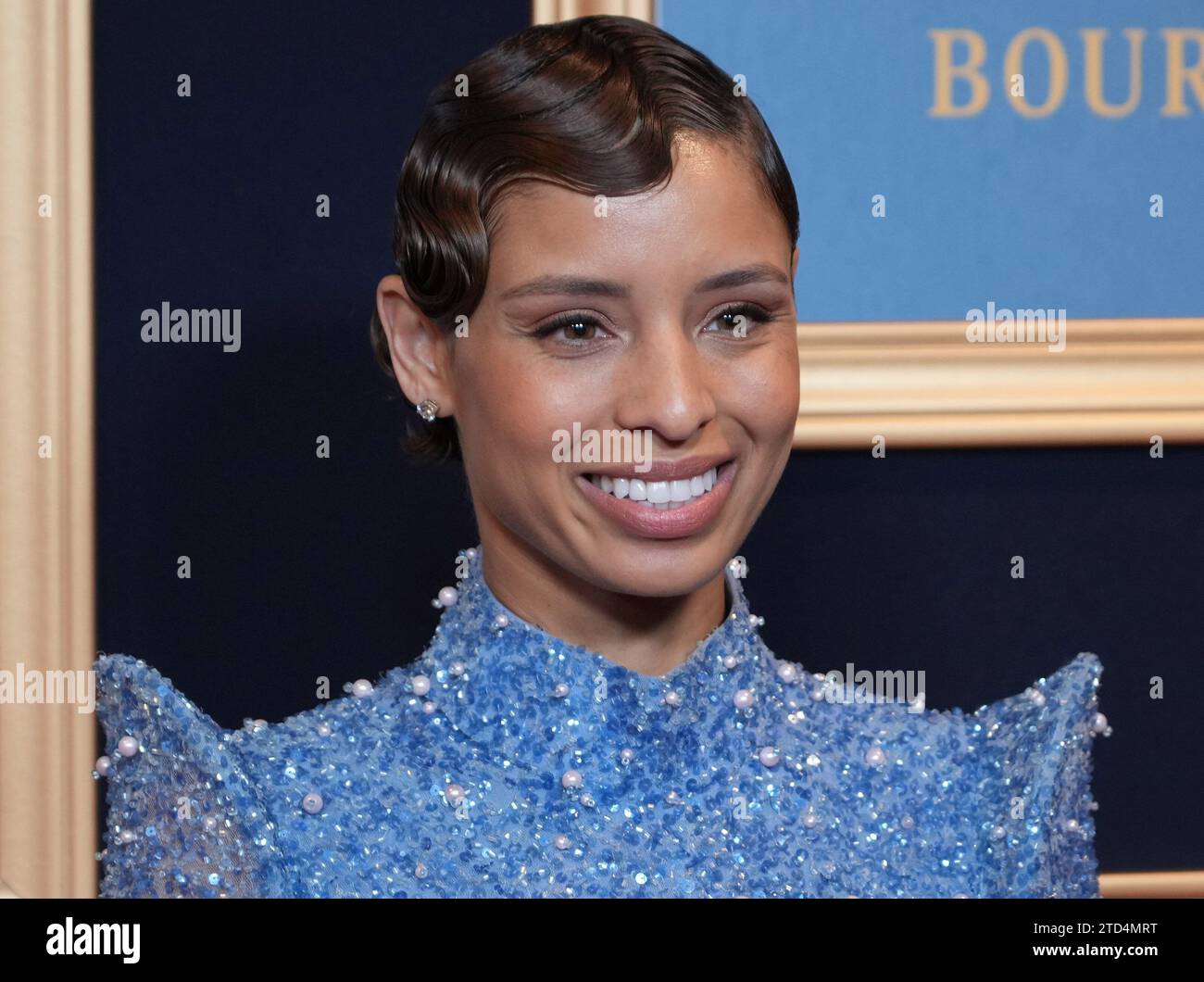 Brytni Sarpy kommt bei den 50. Jährlichen Daytime Emmy Awards, die am Freitag, den 15. Dezember 2023, im Westin Bonaventure Hotel in Los Angeles, KALIFORNIEN, stattfinden. (Foto: Sthanlee B. Mirador/SIPA USA) Stockfoto