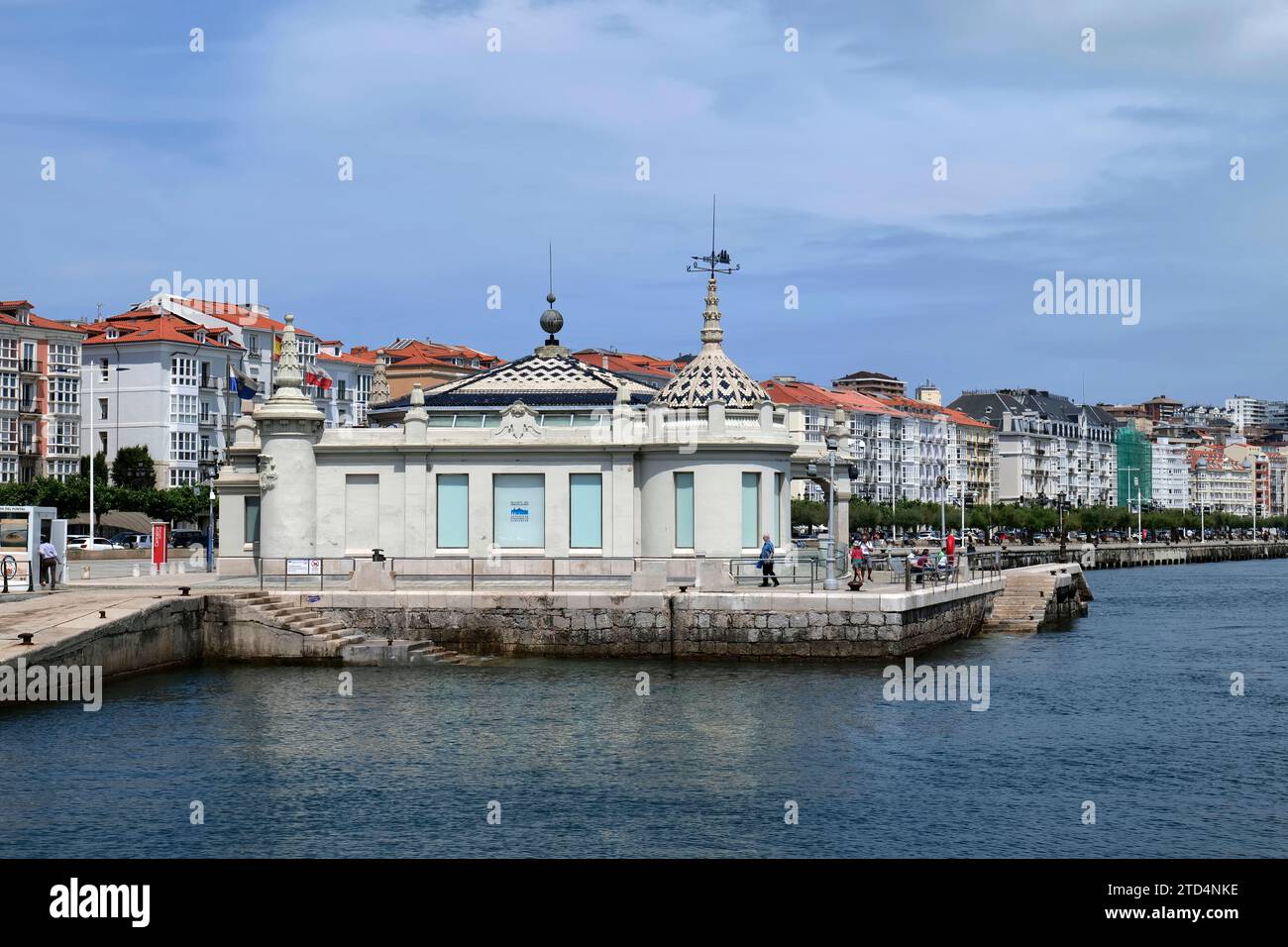 Palacete del Embarcadero, Fährhafen und Museum, Santander, Kantabrien, Spanien, Europa Stockfoto