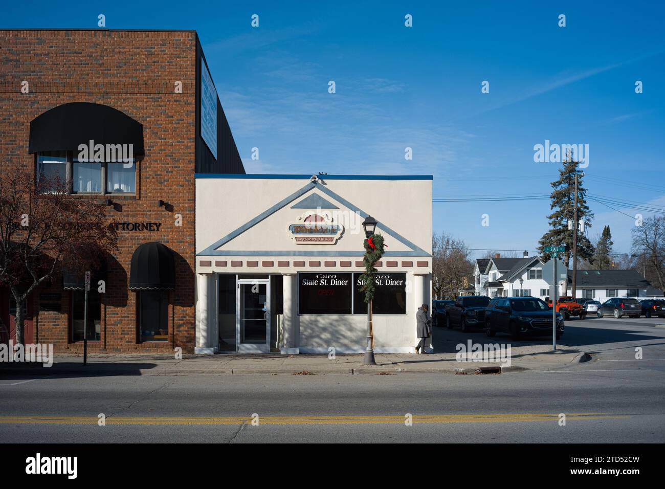 Caro State St. Diner in Caro Michigan USA Stockfoto