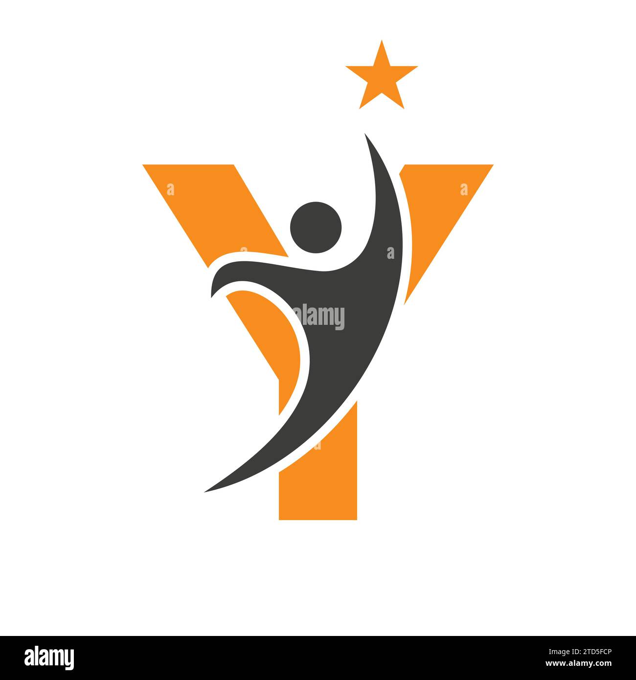 Letter Y Bio Logo, Health Care Symbol, gesunde Logotype, Care Sign Stock Vektor