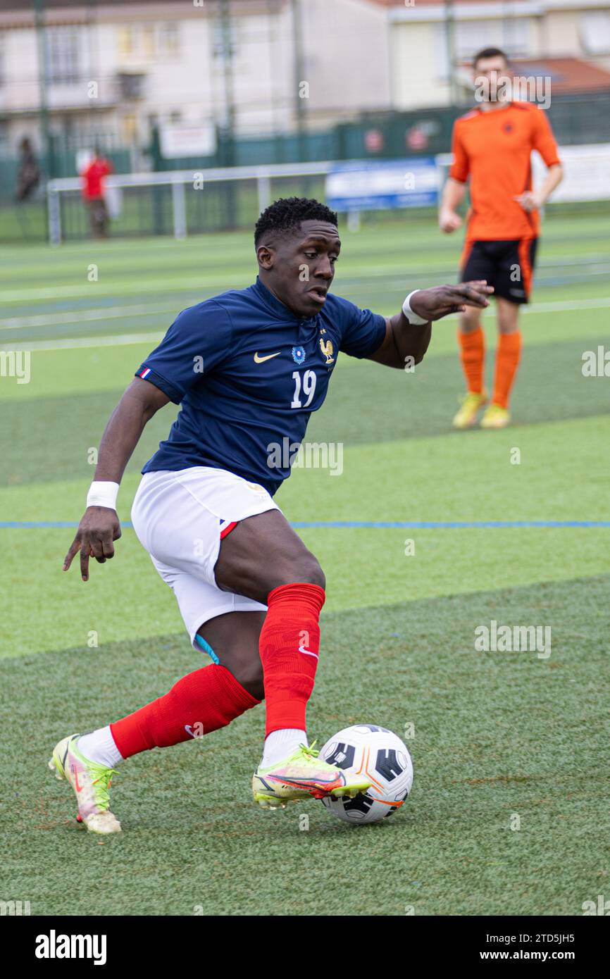 Kentish Cup 2023 - das letzte Spiel gegen das Team der französischen Streitkräfte fand in Agen, Lot-et-Garonne, Frankreich statt Stockfoto