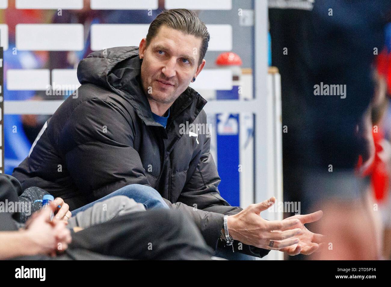 Stefan Kretzschmar (Fuechse Berlin, Vorstand Sport) GER, TBV Lemgo Lippe vs. Fuechse Berlin, Handball, 1. Bundesliga 17. Spieltag, Spielzeit 2023/2024, 16.12.2023 Foto: Eibner-Pressefoto / Jan Strohdiek Stockfoto