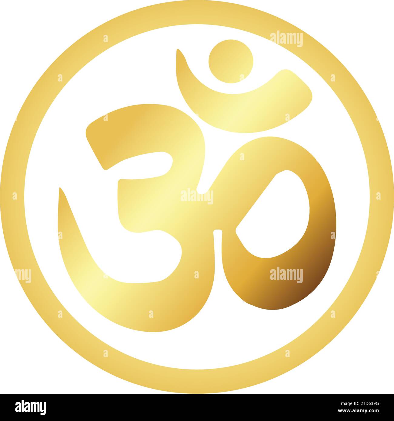 Hinduismus-Zeichen | Hinduismus-Symbol | spirituelles Symbol | om-Symbol | OM-Symbol, OM-Zeichen, Hinduismus-Religionen-Zeichen Stock Vektor