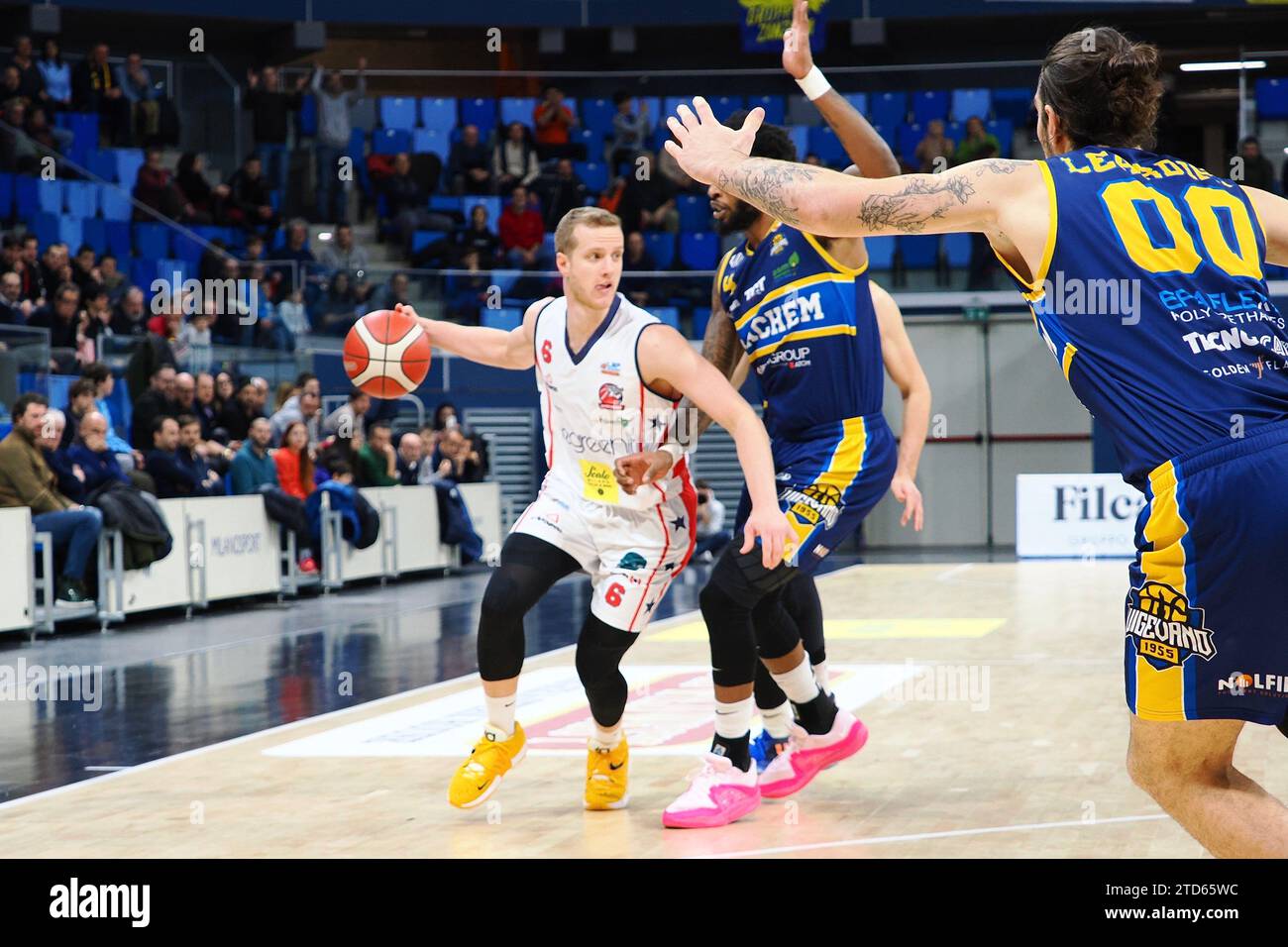 Andrea Amato (Urania Basket Milano) beim Wegreenit Urania Milano vs