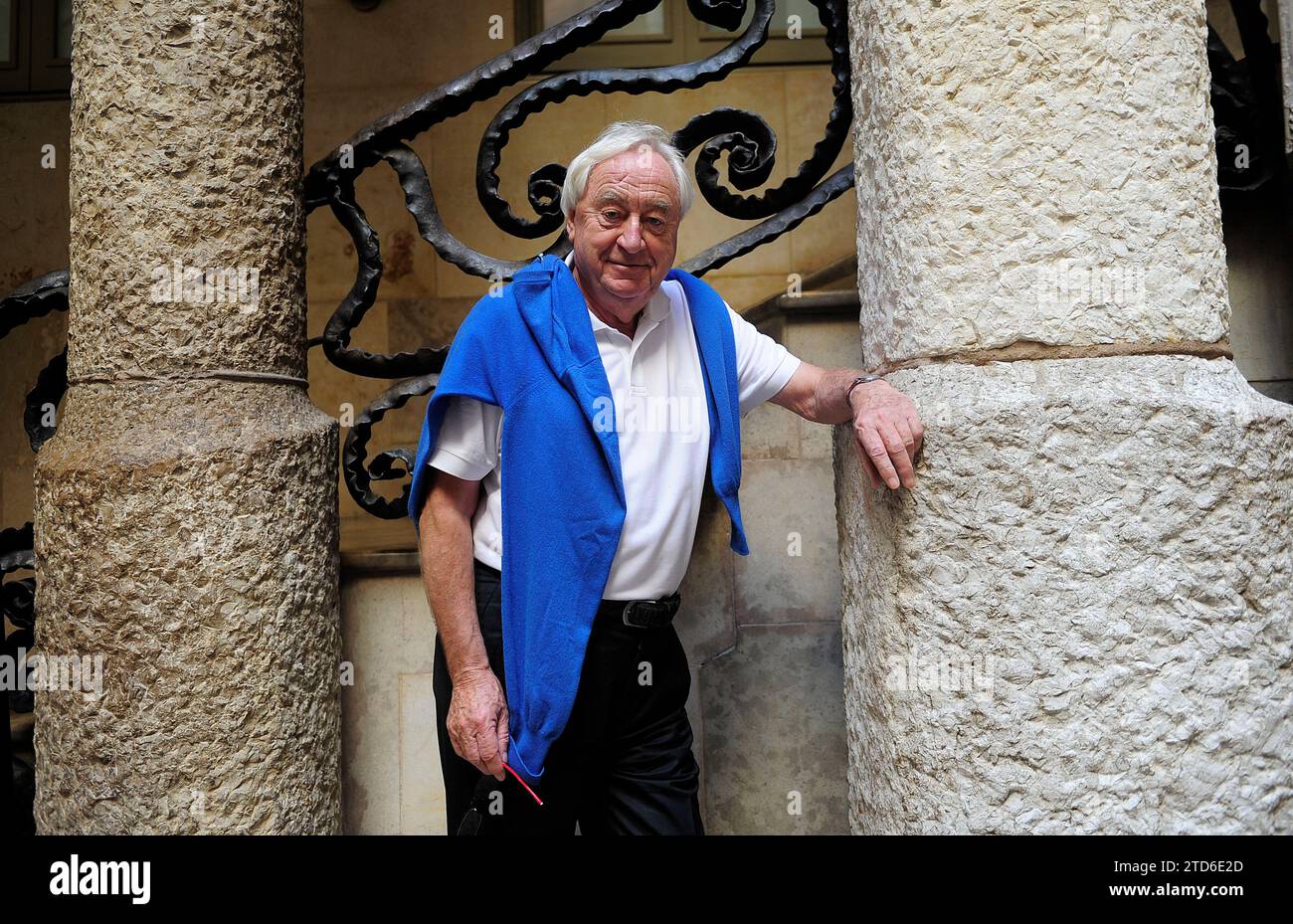 Barcelona, 29.09.2014. Interview mit dem niederländischen Schriftsteller Cees Nooteboom. Foto: Inés Baucells. ARCHDC. Quelle: Album / Archivo ABC / Inés Baucells Stockfoto