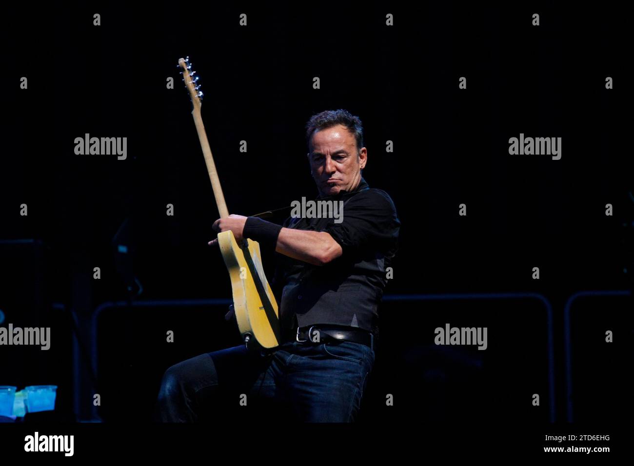 Madrid, 17.06.2012. Bruce Springsteen Konzert im Bernabéu. Foto: Ángel de Antonio. Archdc. Quelle: Album / Archivo ABC / Ángel de Antonio Stockfoto