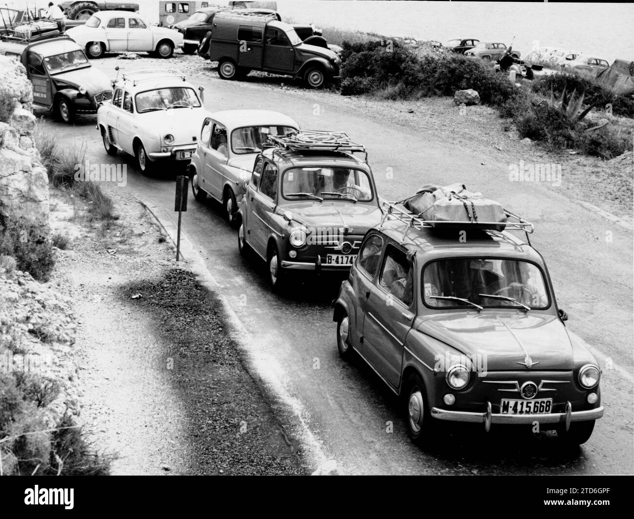 1963. Eine 600-Sitzplatz-Kutsche. Quelle: Album/Archivo ABC Stockfoto