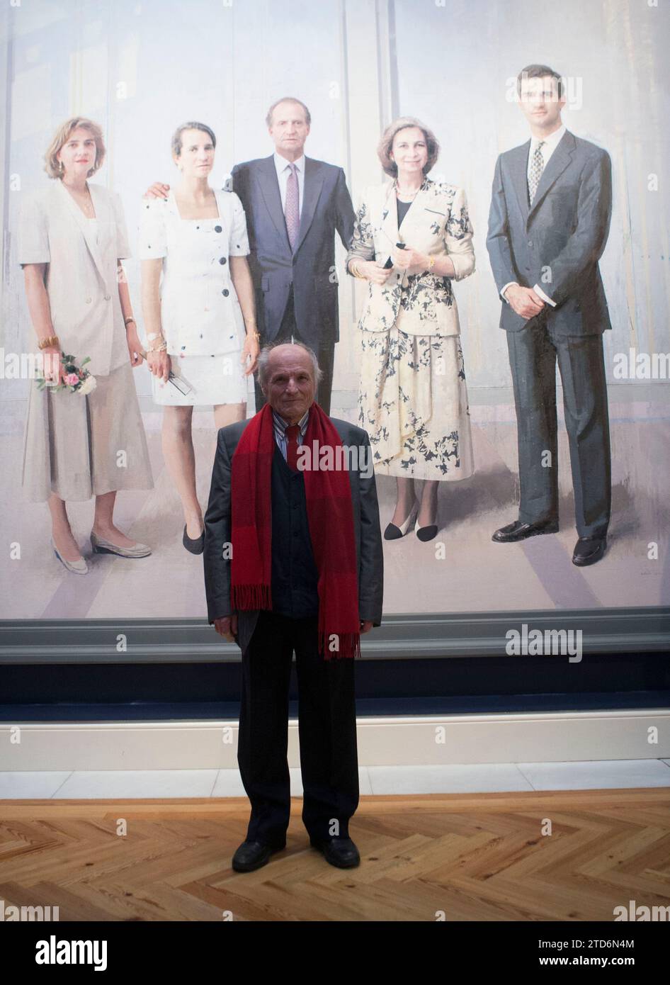 Madrid, 12.03.2014. Die Könige Don Juan Carlos und Doña Sofía besuchen