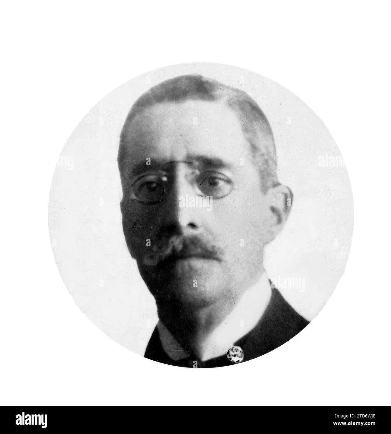 12/31/1922. Juan Pérez Caballero, neuer königlicher kommissar des Kanals Isabel II. -. Quelle: Album/Archivo ABC Stockfoto