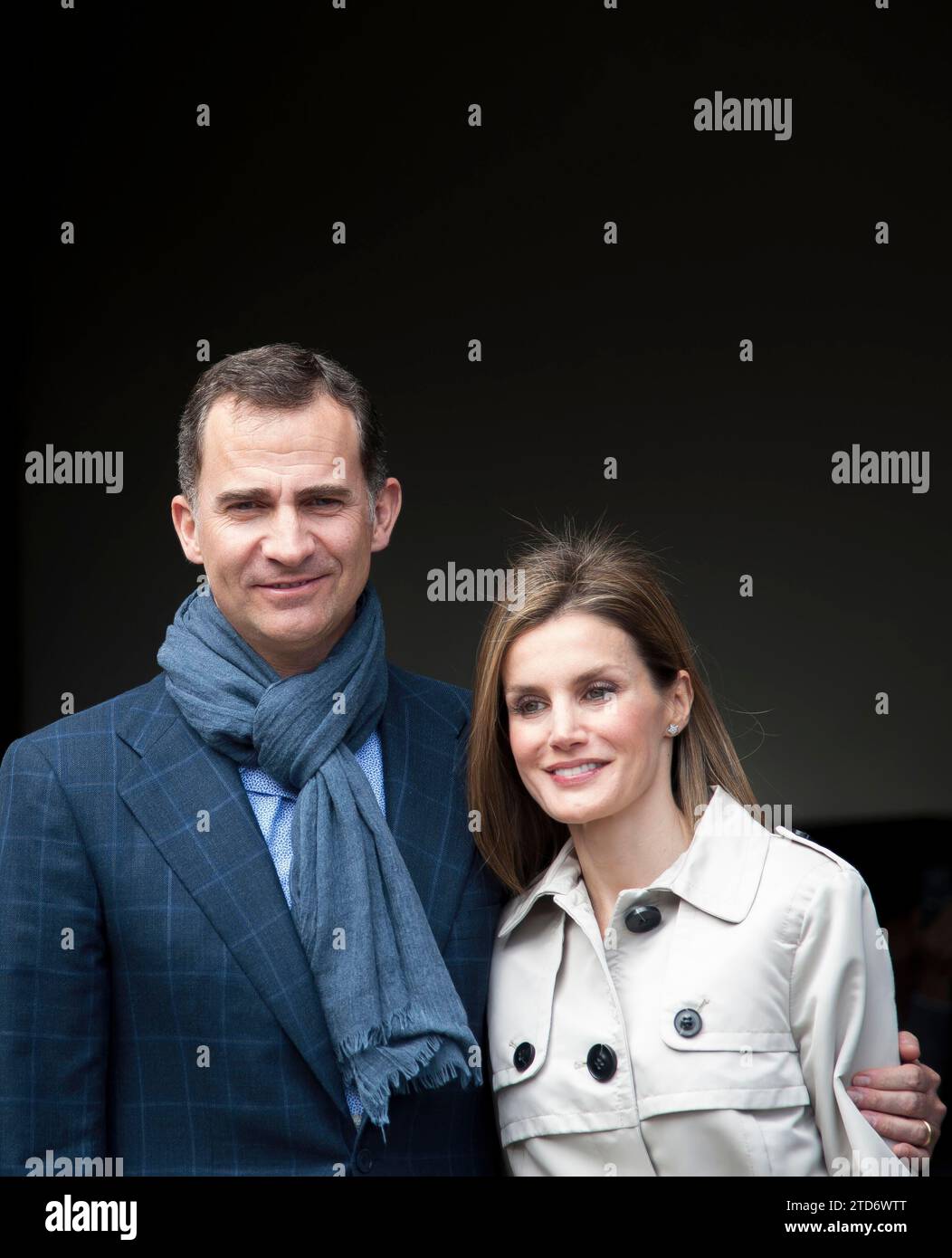 05/22/2014. Toledo. Castilla la Mancha. Spanien die Asturienfürsten Don Felipe und Doña Letizia besuchen die Ausstellung El Greco zum zehnten Jahrestag ihrer Hochzeit. Foto: DE SAN BERNARDO/Luna Revenga. Archdc. Quelle: Album / Archivo ABC / Eduardo San Bernardo, Luna Revenga Stockfoto