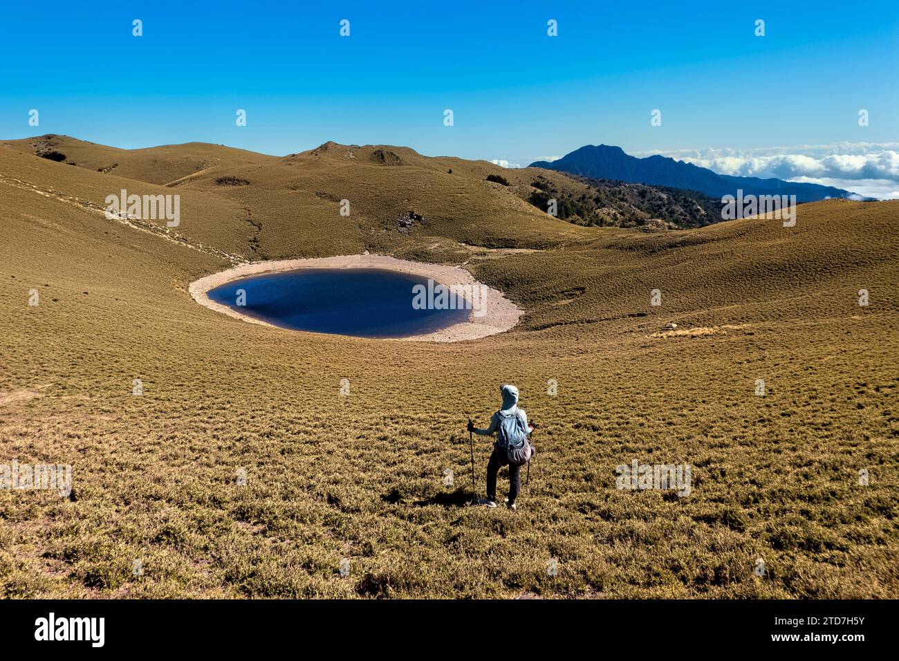 Der wunderschöne alpine Jiaming Lake, Taitung, Taiwan Stockfoto